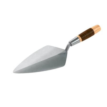 Bon Tool Bon 72-535 Brick Trowel Forged 10" Narrow London Leather Handle 72-535